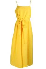 MARA HOFFMAN YELLOW COTTON MAXI DRESS LARGE