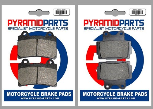 Front rear brake pads for - &,