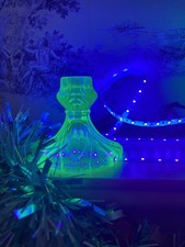 ART DECO Sowerby green URANIUM