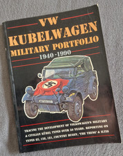 VW KUBELWAGEN MILITARY PORTFOLIO 1940-1990 BOOK Brooklands Books Ltd WW2 GERMAN