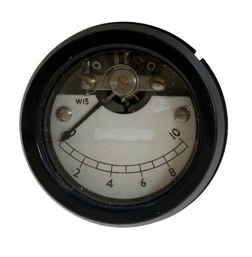 Vintage panel meter gauge w15 - meter,