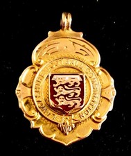 9ct Gold Football Medal