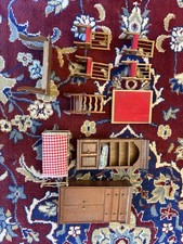 Vintage Wooden Dollhouse