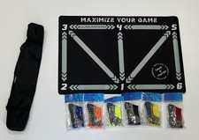 2025 Football Skills Interactive Training Mat Set -With Travel Bag & Grip Socks