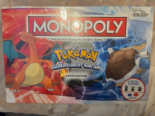 Hasbro pokemon monopoly kanto - pokemon,