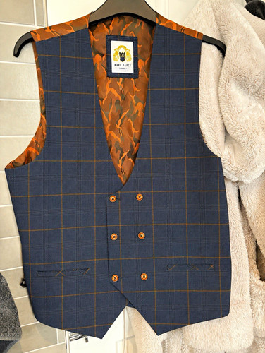 Marc darcy men blue check - darcy, men's