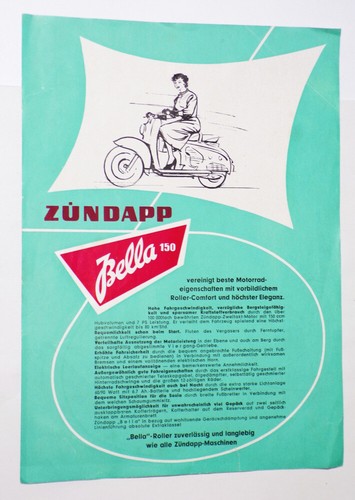 Advertising sheet zündapp - advertising,