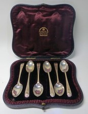 Victorian cased set of 6 very
