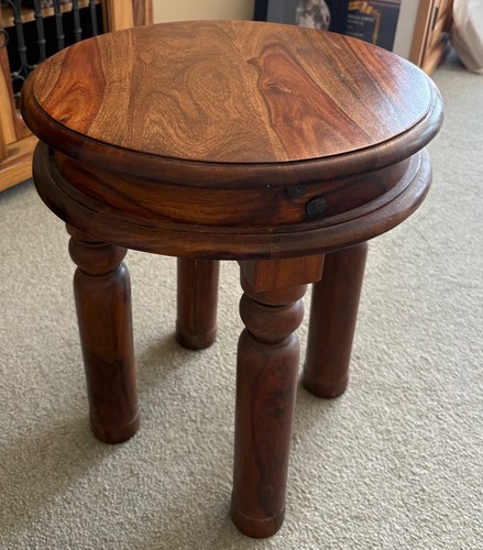 Side table solid indian - solid,
