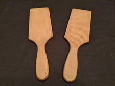 VINTAGE WOODEN BUTTER PATS