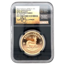 2017 1 OZ Gold Krugerrand NGC