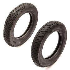 2x Tyre 2.50-8 Black Road