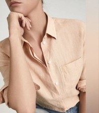 Reiss Linen Relaxed Fit Shirt