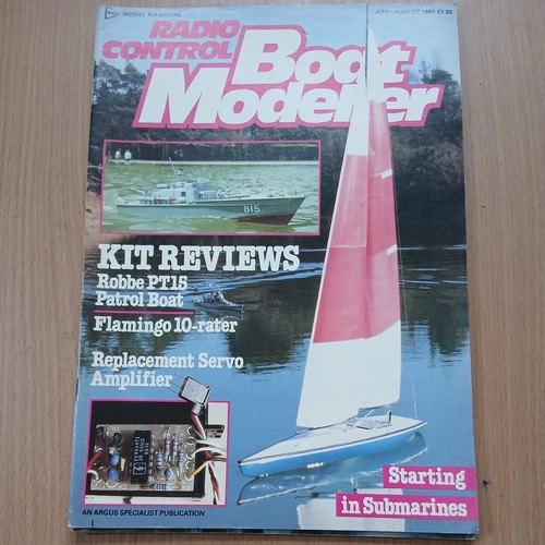 Radio control boat modeller - control,
