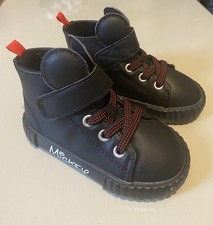 Mickey Mouse Black Leather