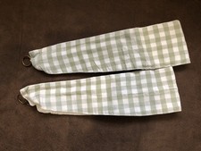Laura Ashley Curtain Tie Back Sage Green Gingham Check 