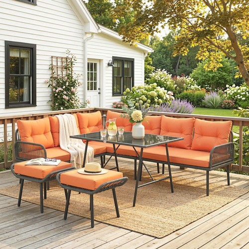 Piece rattan garden - rattan,