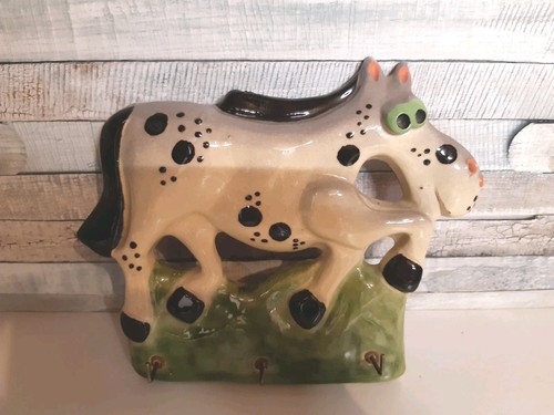 Studio pottery horse wall - pottery,