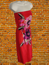 COAST RED DRESS SIZE UK10 SILK