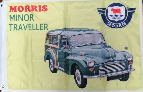Morris minor traveller flag - morris,