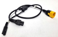 Volex Duo-Cord 10A Power Cable Lead Y-Splitter IEC C14 to IEC C5 & IEC C7 Output