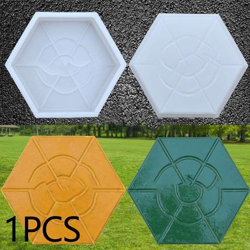 Color brick hexagon paving - color,