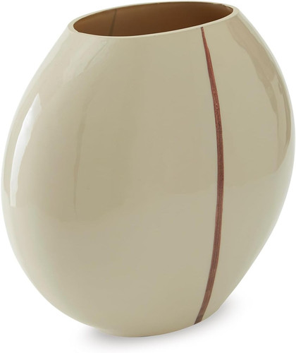 Hand painted enameled glass - 9",