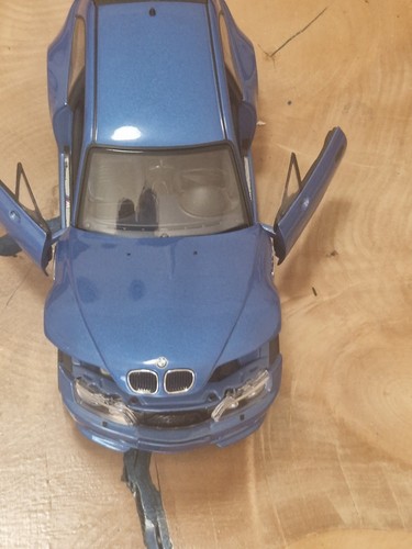 Models bmw blue 1 18 - models,
