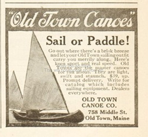 1918 old town canoe - 1918, co
