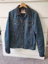 Lee Storm Rider Men's Denim Jacket Blue, Lined