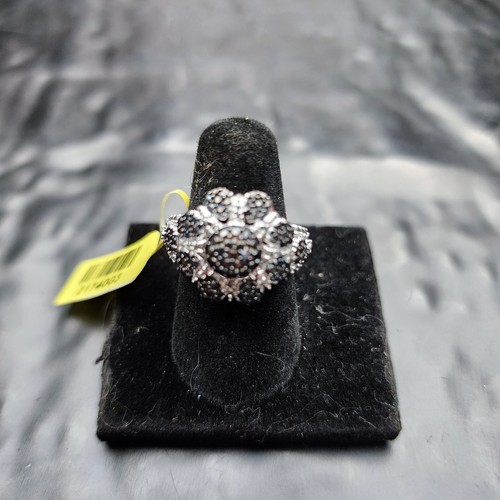 Sterling silver diamond - &,