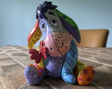 Enesco Disney EEYORE LARGE Figurine - 6.75” 17.5 cm Tall - Butterfly - by Britto