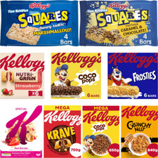 Kellogg's Cereals Selection - Various Flavours & Sizes