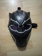 Black Panther Mask Boys Costume Light Up One Size Marvel Avengers Halloween