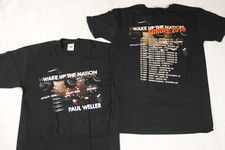 PAUL WELLER WAKE UP THE NATION TOUR EUROPE 2010 T SHIRT NEW OFFICIAL RARE