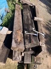 railway sleepers solid hardwood original garden landscaping timber Wood Sleeper