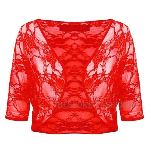 Womens see through lace 4 - through, 3/4