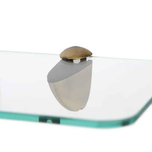 40cm glass floating shelves - floating,