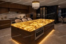 Backlit Tiger Onyx Countertop