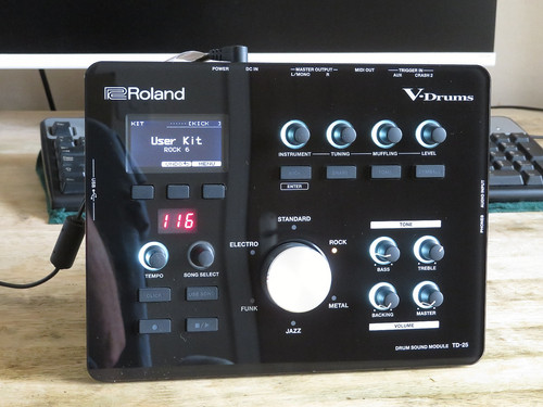 Roland drum module with - roland,