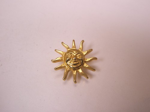 Smiling golden sun face - smiling,