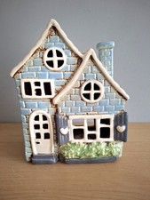 Blue Garden House Tea Light
