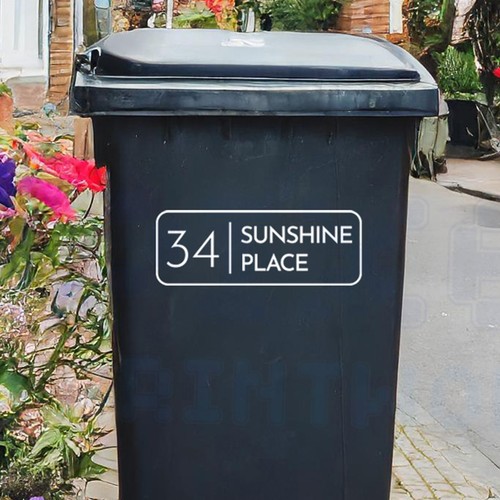 Personalised wheelie bin - wheelie,