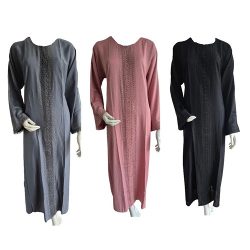 Ladies nida lace abaya - lace,