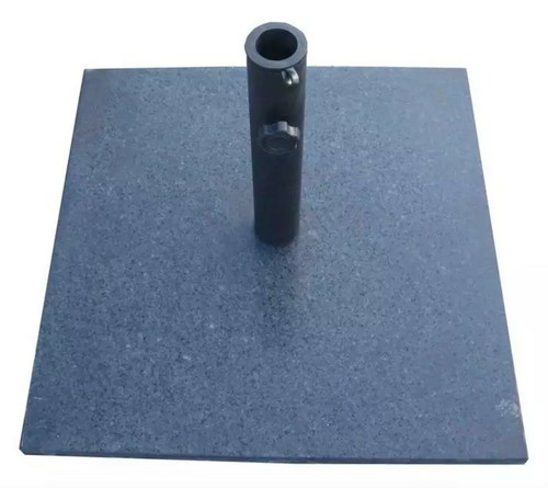 Granite parasol base - granite, black