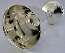 Sterling silver wine goblet - wine,