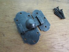 Rustic old retro vintage cupboard door lock latch catch HAND FORGED SHOOT BOLT