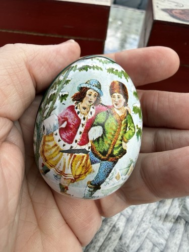 Vintage egg with christmas - egg,