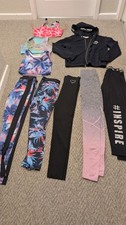 Bundle of Gym Active Wear girls clothes Inc Usa Pro H&M Primark 11-12Years Old 