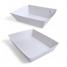 Cardboard Food Trays White |
